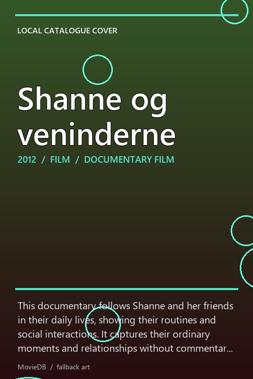 Shanne og veninderne poster