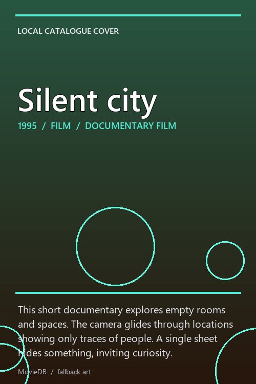 Silent city poster