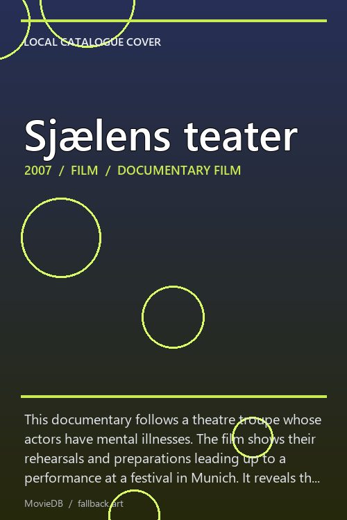 Sjælens teater poster