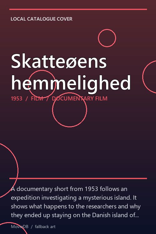 Skatteøens hemmelighed poster
