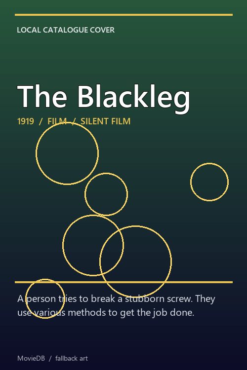 The Blackleg poster