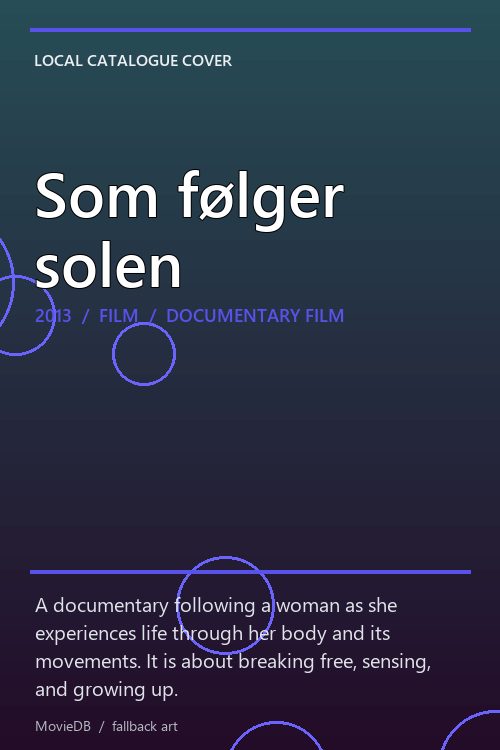 Som følger solen poster