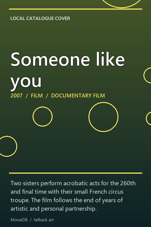 Someone like you poster