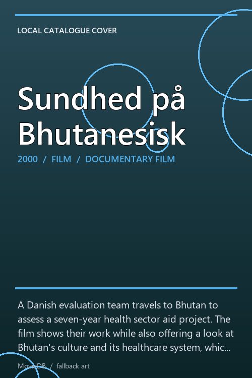 Sundhed på Bhutanesisk poster