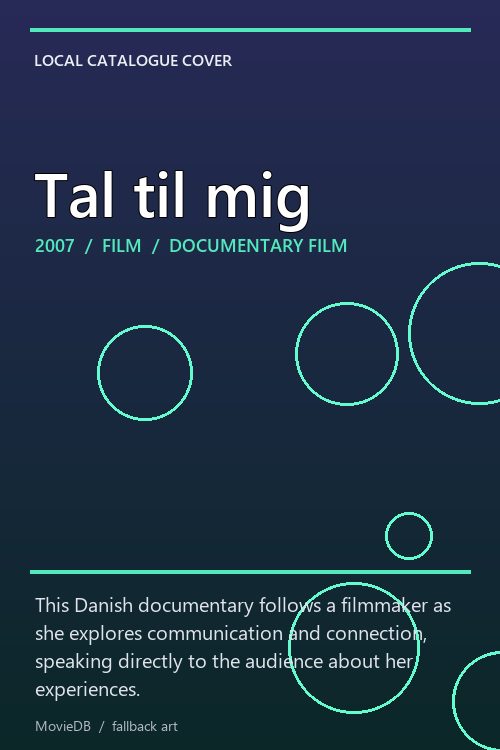 Tal til mig poster