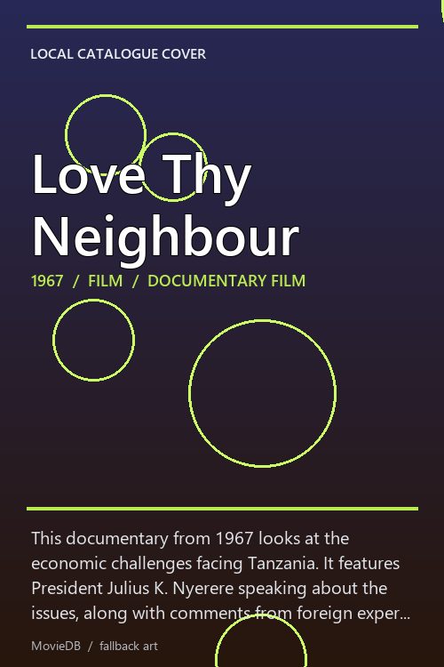 Love Thy Neighbour poster