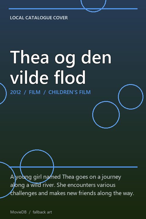 Thea og den vilde flod poster