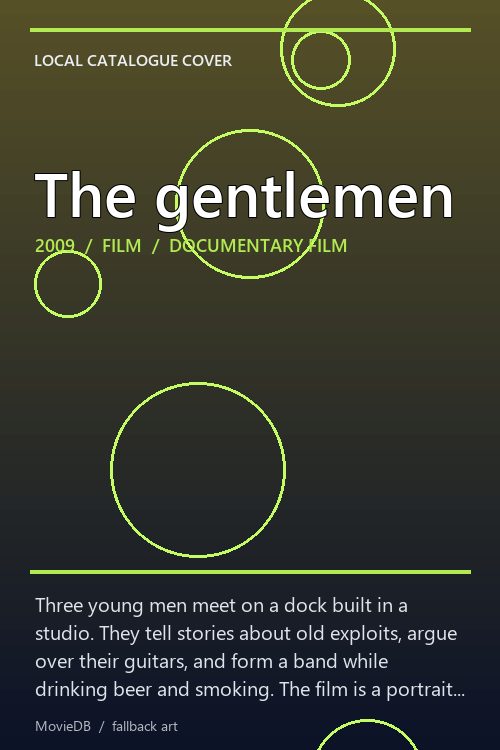 The gentlemen poster