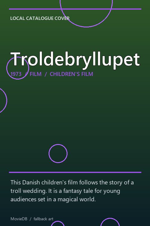 Troldebryllupet poster
