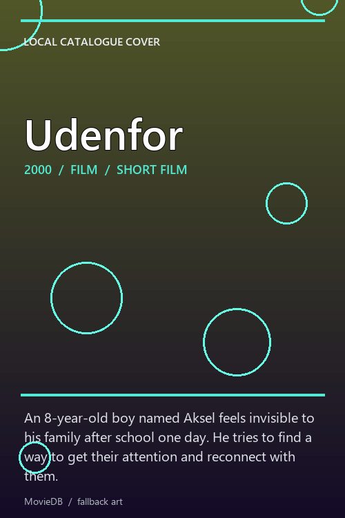Udenfor poster