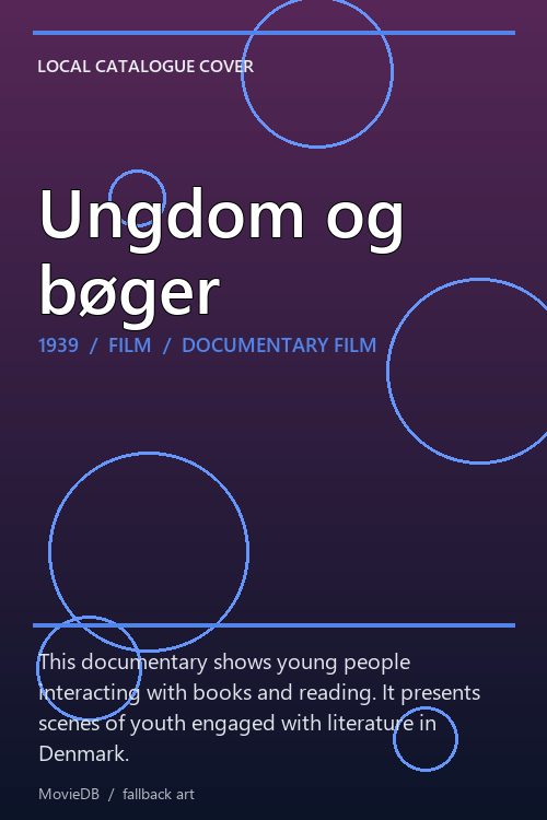 Ungdom og bøger poster