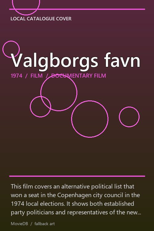 Valgborgs favn poster