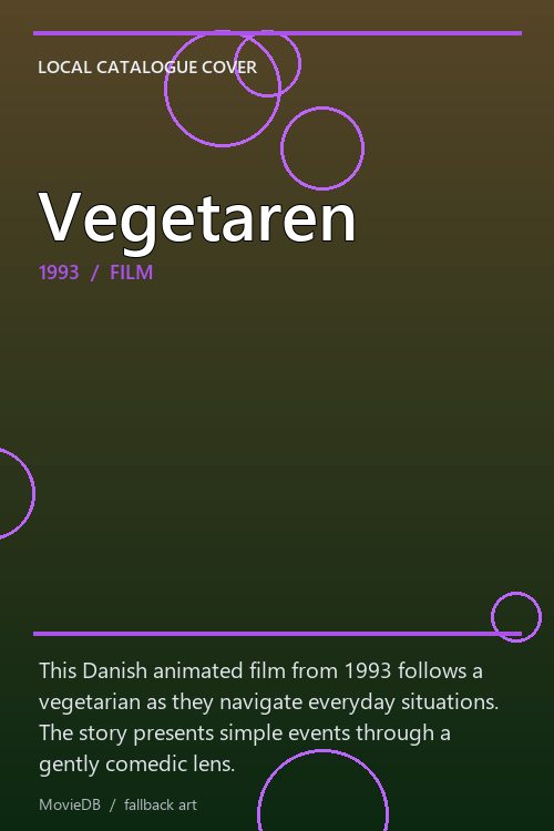 Vegetaren poster