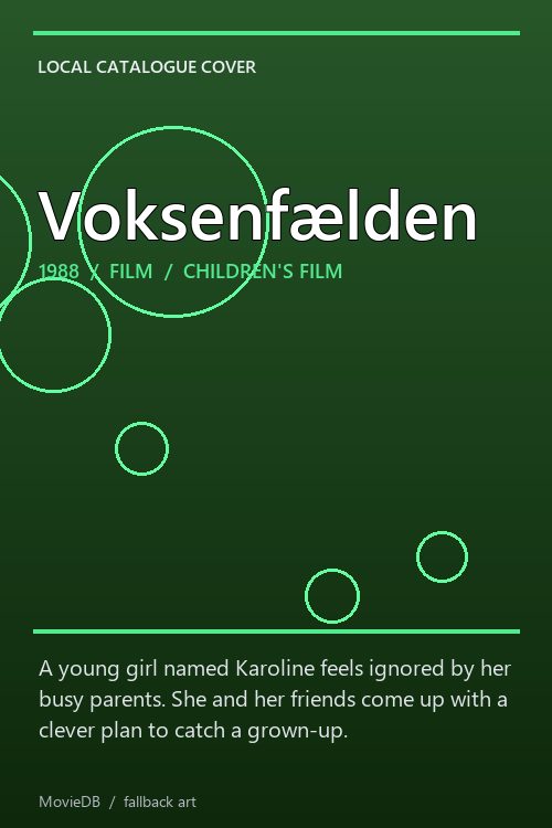 Voksenfælden poster