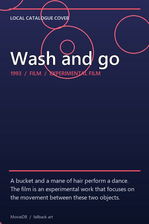 Wash and go poster