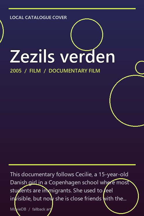 Zezils verden poster