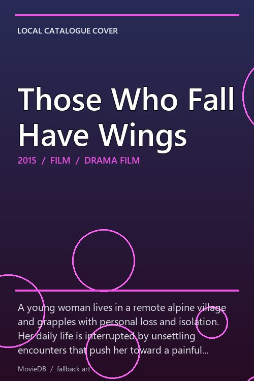 Those Who Fall Have Wings poster