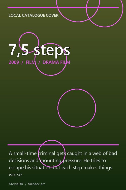 7,5 steps poster