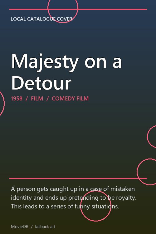 Majesty on a Detour poster