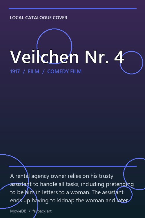 Veilchen Nr. 4 poster