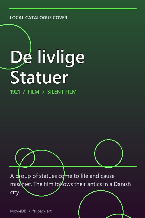 De livlige Statuer poster