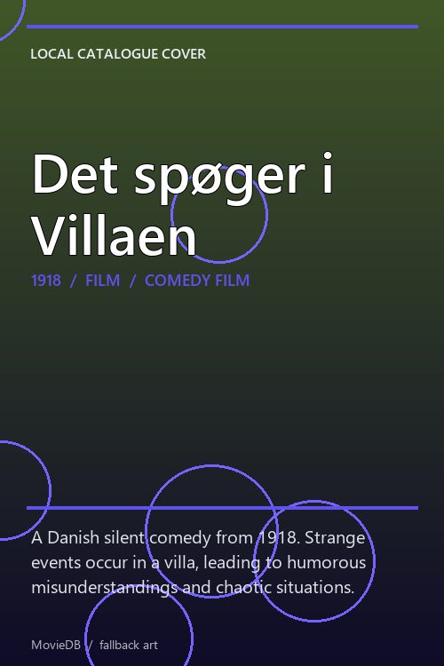 Det spøger i Villaen poster