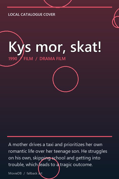 Kys mor, skat! poster