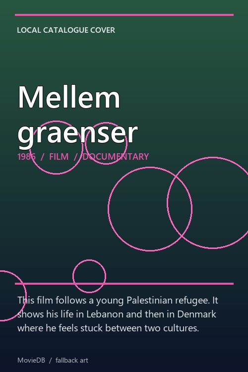 Mellem graenser poster