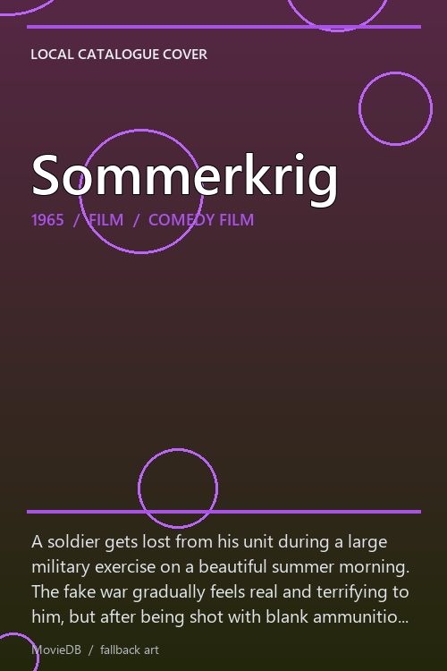 Sommerkrig poster