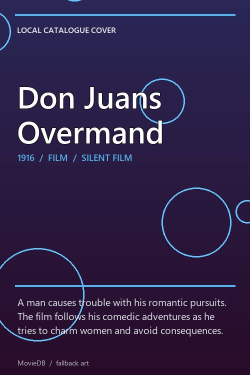 Don Juans Overmand poster
