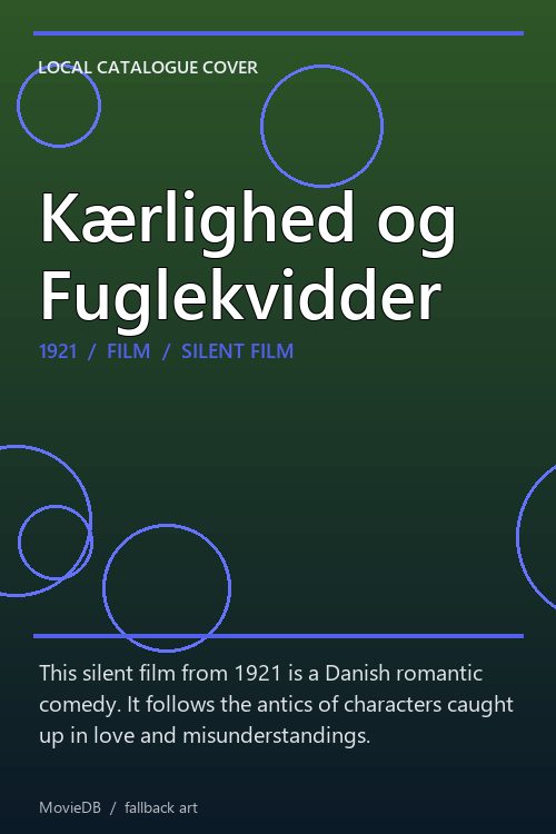 Kærlighed og Fuglekvidder poster