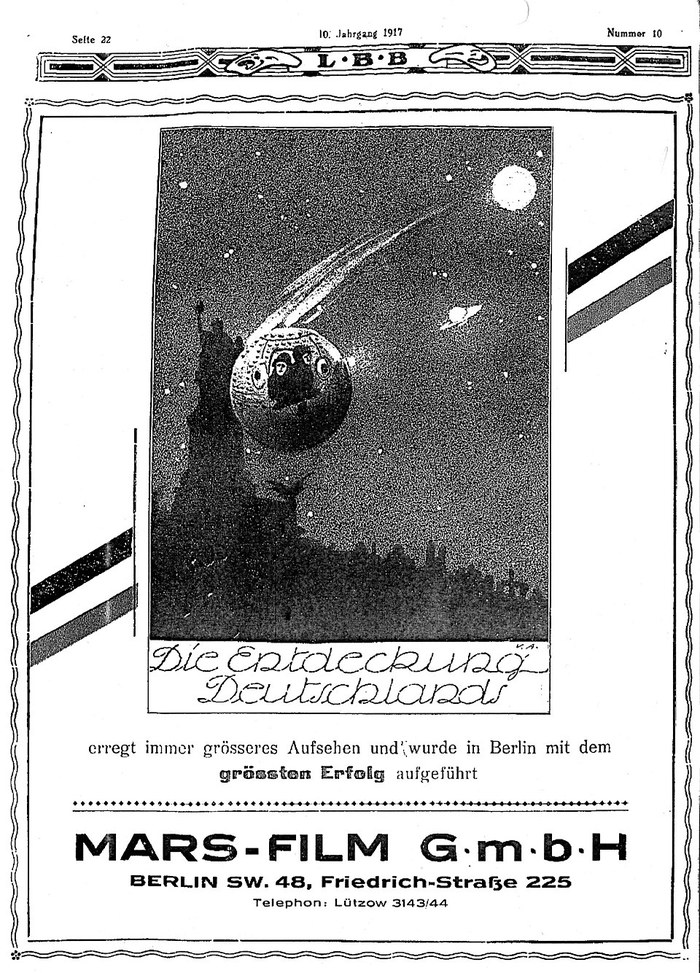 Die Entdeckung Deutschlands poster