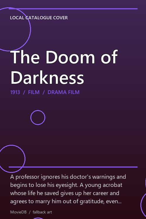The Doom of Darkness poster