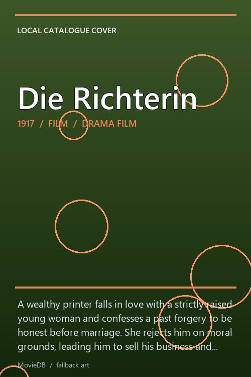 Die Richterin poster