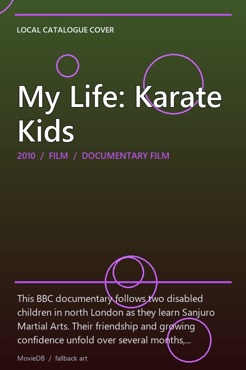 My Life: Karate Kids poster