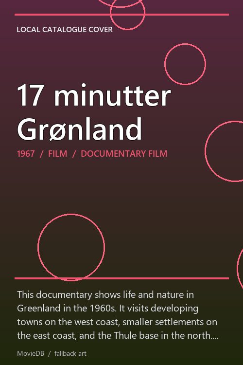 17 minutter Grønland poster