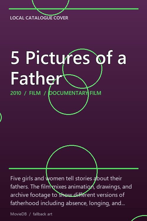 5 Pictures of a Father poster