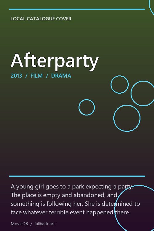 Afterparty poster
