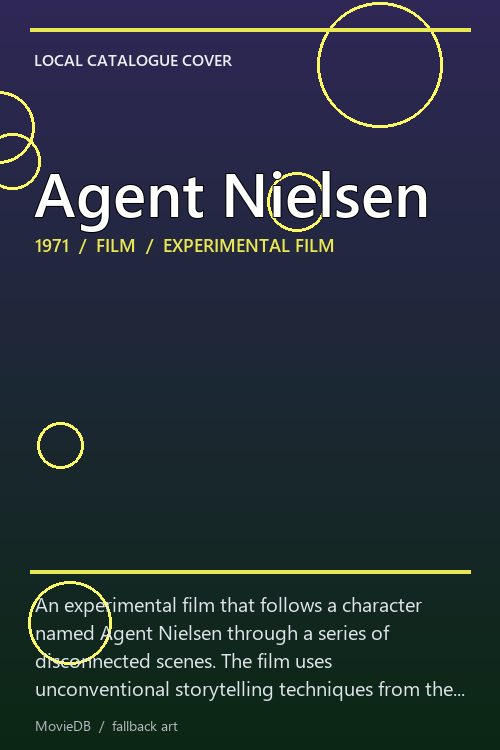 Agent Nielsen poster