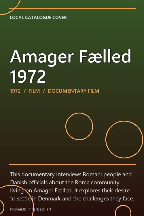 Amager Fælled 1972 poster
