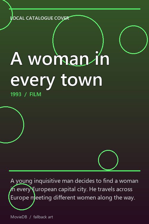 A woman in every town poster