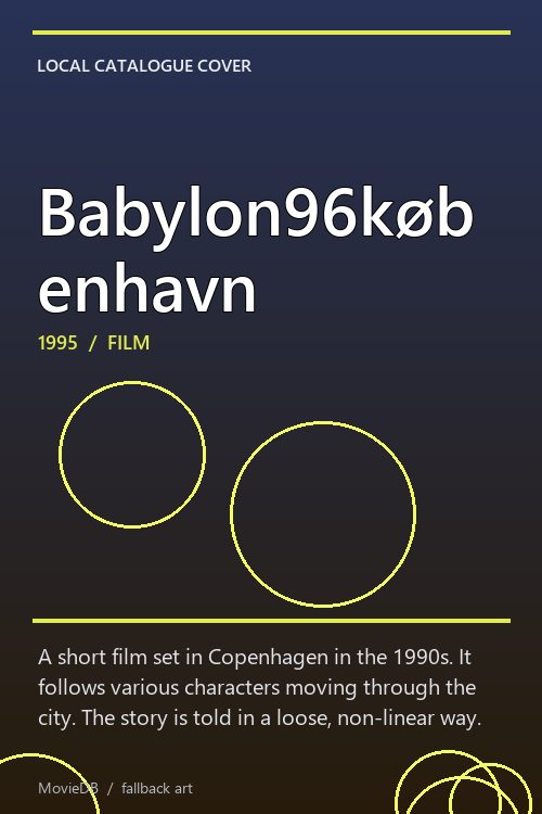 Babylon96københavn poster