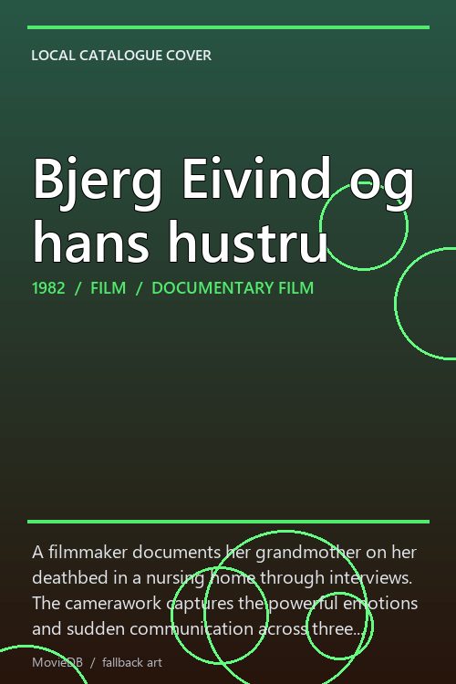 Bjerg Eivind og hans hustru poster
