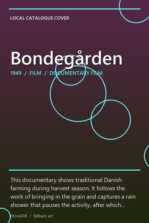 Bondegården poster