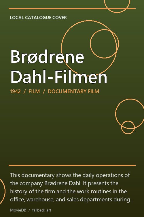 Brødrene Dahl-Filmen poster