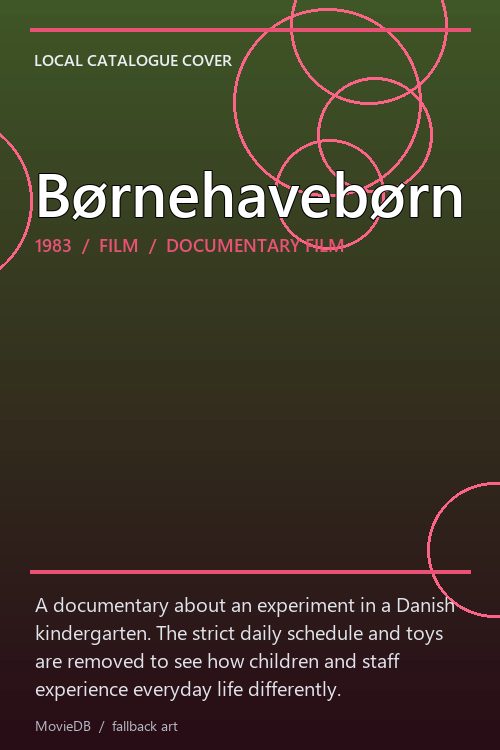 Børnehavebørn poster