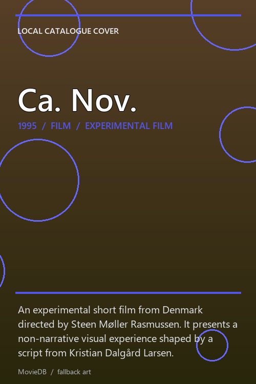 Ca. Nov. poster