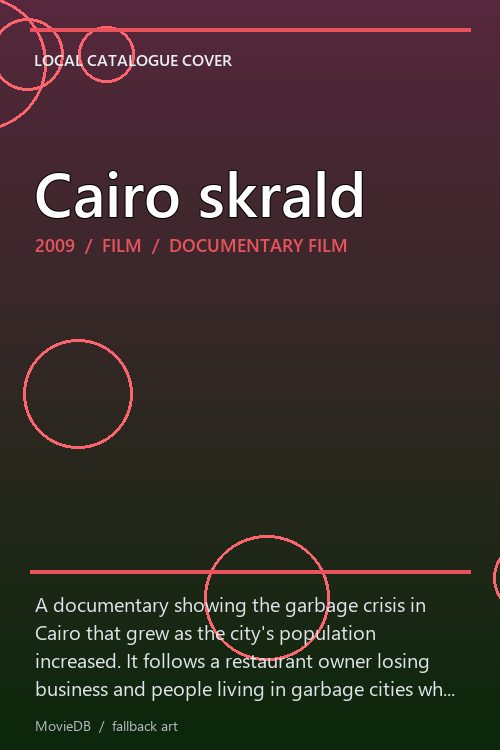 Cairo skrald poster