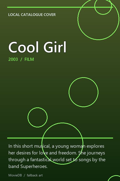 Cool Girl poster