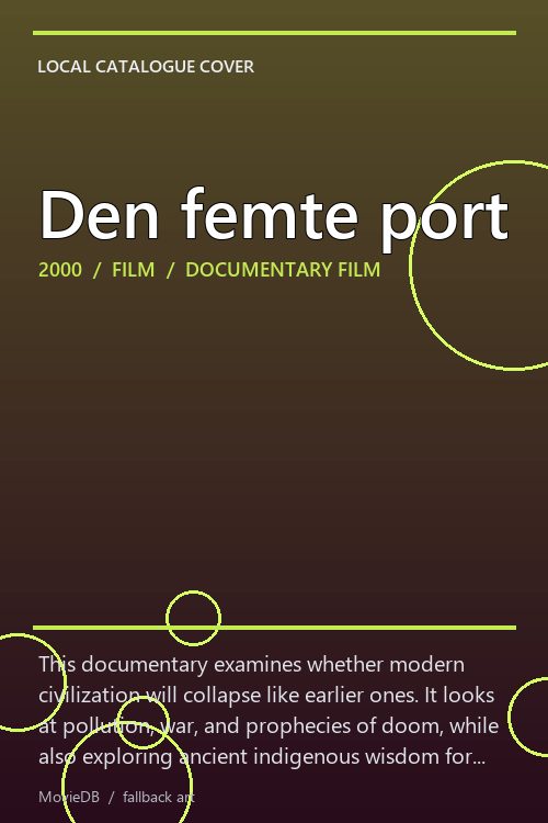 Den femte port poster
